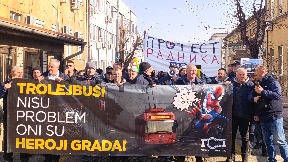 Protest sindikata GSP-a